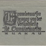 Gen.Gouv. - Versandstellenumschlag mit Zudruck d. Dt. Post Osten - SELTEN !!!