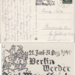 DR - Karl May Spiele Berlin Werder, Masch.werbestpl. a. Karte Berlin - Gablonz