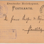 DR - Frei lt. Avers Nr.16 Grossh. Bad. Obereinnehmerei, Karte Hornberg 1889 n.