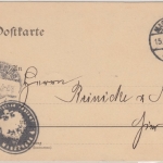 DR - Magdeburg 1903 Postsache Ortskarte (Paketnachforschung)