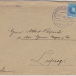 Spanien - 1906 Conferencia Internacional Algeciras, SST a. Brief n. Leipzig RR!