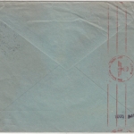 Jugoslawien - 0,25 + 0,50 Din. Drucksache Novi Sad - Meiningen 1940, Zensur