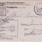 DR - Kriegsgefangenenpost Lager Torgau, Karte/Paketbestätigung n. Frankreich