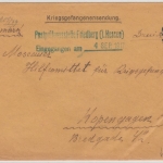 DR - Kriegsgefangenenpost Lager Friedberg (Hessen), Brief n. DÄNEMARK 1916