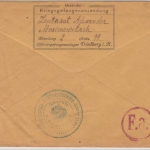 DR - Kriegsgefangenenpost Lager Friedberg (Hessen), Brief n. DÄNEMARK 1916