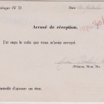 DR - Kriegsgefangenenpost Lager Torgau, Karte/Paketbestätigung n. Frankreich
