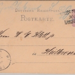 DR - Gross-Heringen-Nordhausen, Bahnpost-L3 u. hds. Stationsaufgabe Gispersleben