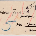 DR - 5 Pfg. Germania, Drucksachenbriefchen i.d. SCHWEIZ, Göppingen - Basel 1909