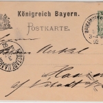 Bayern - Maikammer-Kirrweiler 1892, K1 a. 5 Pfg. GA-Karte n. Haardt
