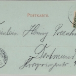 Rheinland-Pfalz - Kriegfeld, Gruss aus Mehrbildlihto, gelaufen 1900