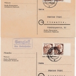 DR - Landpoststellen Rockenhausen, 39 Belege m. versch.Stempeltypen, 1936/1948