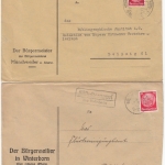 DR - Landpoststellen Rockenhausen, 39 Belege m. versch.Stempeltypen, 1936/1948