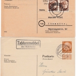 DR - Landpoststellen Rockenhausen, 39 Belege m. versch.Stempeltypen, 1936/1948