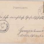 Rheinland-Pfalz - Leimen Kurhaus Klotz, sw-Mehrbild-Gruss-aus, gelaufen 1899