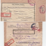 FZ-Rheinl.Pfalz - Gebühr bezahlt, Pirmasens 1947/48 - 5 Belege/Portostufen !!!!!