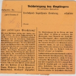 DR - Heidelberg 1944 Paketkarte 85 Pfg. Registrierkassen-Stpl. n. Dessau