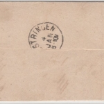 DR - Sinsheim a.d. Elsenz, Ra3 a. Dienstbrief n. Estringen, Nachporto, m. Inhalt