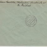 Bizone - Oberhausen ü. Schwetzingen, Poststelle I, Einschreibebrief n. Karlsruhe