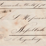 Württemberg - Künzelsau, L1 a. undat. Wertbrief n. Nesselbach b. Langenburg