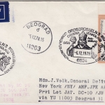 BRD - Grossrosseln 1978 St. Nikolaus SST JAT-Erstflug Belgrad New York Zuleitung