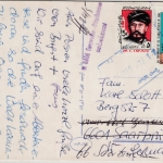 Persien - 6606 Gersweiler-Ottenhausen unbekannt, viol. L2 Karte v. Isfahan 1985
