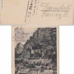 DR - GPC Oberstein Geprüft und zu befördern, Zensur Ra2 Karte Oberstein 1914