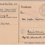 All.Bes. - Gebühr bezahlt, Ra2 Karte (22) Kirn - Braunschweig 24.12.45