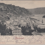 Rheinland-Pfalz - Bacharach, sw-Ortsansicht - gelaufen 1914
