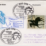 BRD - Bad Orb 1979 SST ORPHILA Lupo-Drucksache LH-1st-Flug n. SEYCHELLEN