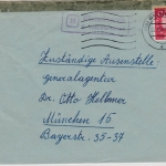 BRD - (16) Wüstwillenroth ü. Wächtersbach, Landpost-Ra2 a. Brief n. München 1960