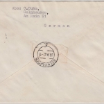 Kontrollrat - 60+16 Pfg. Arbeiter Ortsbrief Einschreiben Gelnhausen 1947