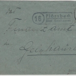 All.Bes./Kontrollrat - (16) Flörsbach ü. Gelnhausen, Brief n. Gelnhausen 1946