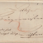 Baden - Bischofsheim a.R./Bühl 1847, Wendebrief mit Inhalt