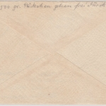 Saar - 2x12 Pfg. FZ-Allg./Wappen, Brief Ensdorf - Prien 13.8.46 - ohne Inhalt