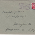 DR - Posthilfstelle Seltmanns ZP Sibratshofen, Ra3 a. Brief n. München 1936
