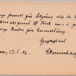 Bayern - Kürnach T. Buchenberg, Posthilfstellen-Ra3 5 Pfg. GA-Karte Kempten 1902