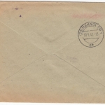 Saarland - Gebühr bezahlt, Einschreibebrief Illingen - Hannover 1946