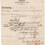 Bayern - 3 Pfg. Wappen, Brief (Lauterburg i. Els) - Berg 1893