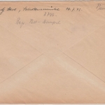 DR - Schottersmühle T. Beringersmühle, Posthilfstelle Ra3 Brief n. Chemnitz 1943