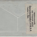 Schweiz/DR - Feldpostbrief Zensurverschluss Frankfurt 1917 an Mun.Kol.375