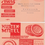 DR - 3 Pfg. AFS "Merz" (Pharma) illustr. Werbekarte Frankfurt a.M. Neukirch 1930