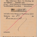 DR - 10 Pfg. Germania Perfin "K" Karte Stuttgart Zimmern 18.4.1919 Firmenlochung