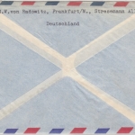 BRD - 120 Pfg. AFS CDU Landesverband Hessen Luftpostbrief n. ARGENTINIEN 1959