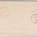 Thurn & Taxis - Laubach Ra2 a. Brief nach Schotten, Bestellgeldvermerk 1854