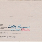 DR - Kriegsgefangenenbrief M-Stammlager XII A (Limburg) n. Frankreich 1943