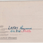 DR - Kriegsgefangenenbrief M-Stammlager XII A (Limburg) n. Frankreich 1943