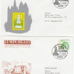 BRD - Limburg a.d. Lahn LYMPURGA'83, 4 versch. GA-Umschläge m. SST 1983