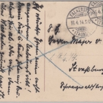 Hessen - Falkenstein, Offizierheim Taunus Hauptgebäude, sw-Ansicht gelaufen 1914