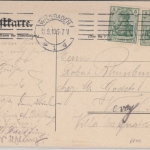 Hessen - Wiesbaden, Gruss aus dem Ratskeller, AK gelaufen 1910