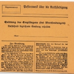 Bayern - Bierhütte T. Hohenau Posthilfstelle Ra3 Soldaten-Paketkarte 1916
